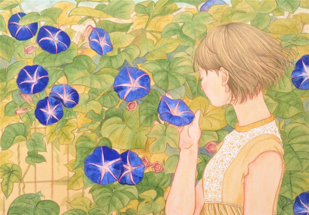 日本画　講師作品